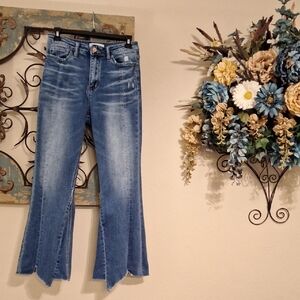 VERVET Chic Blue Flare Jeans for Women. Excellent Condition Size 27
